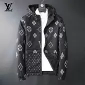 louis vuitton hommes winter jacket doudoune 2019-2020 hooid monogram noir